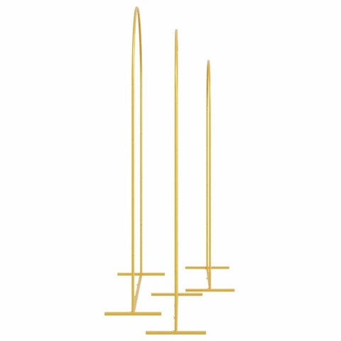 ŁUK ŚLUBNY 3 SZT. ZŁOTY STAL