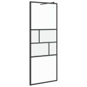 ŚCIANA PRYSZNICOWA TYPU WALK-IN CZARNY 80X195X0.5CM