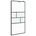 ŚCIANA PRYSZNICOWA TYPU WALK-IN CZARNY 80X195X0.5CM