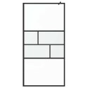 ŚCIANA PRYSZNICOWA TYPU WALK-IN CZARNY 80X195X0.5CM