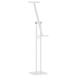 STOISKA NA TARGI BIAŁY 26,5X26,5X127CM STAL