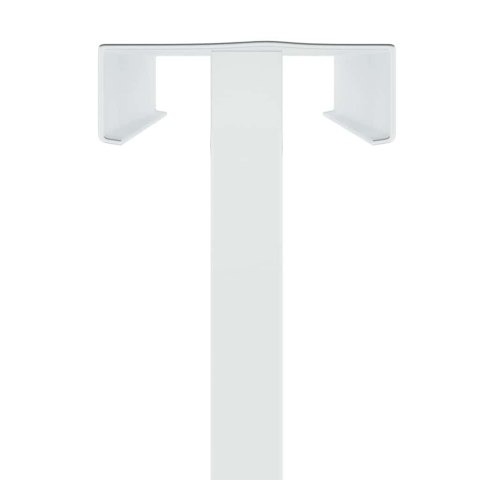 STOISKA NA TARGI BIAŁY 30X24X214CM STAL