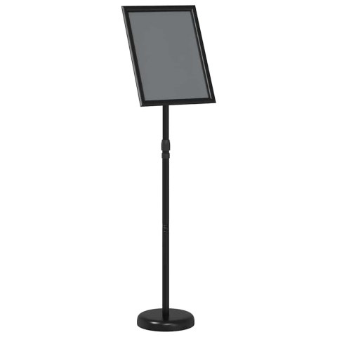 STOISKA NA TARGI CZARNY 25X25X125CM ALUMINIUM