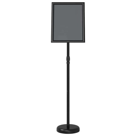 STOISKA NA TARGI CZARNY 25X25X125CM ALUMINIUM