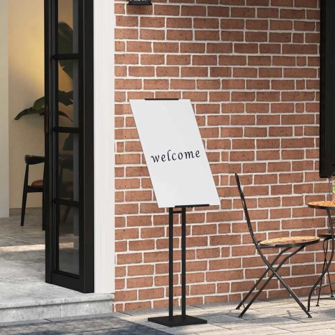 STOISKA NA TARGI CZARNY 26,5X26,5X127CM STAL