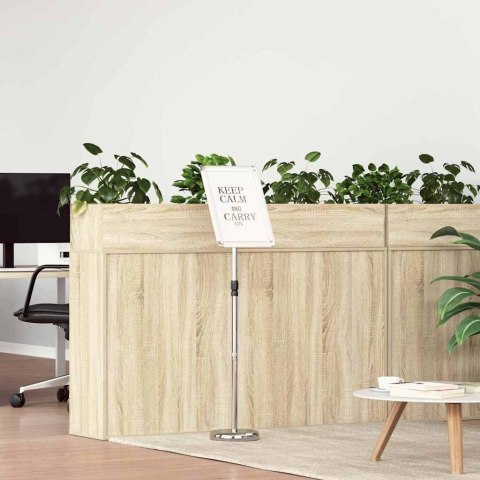 STOISKA NA TARGI SREBRNY 25X25X125CM ALUMINIUM