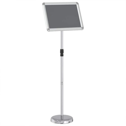 STOISKA NA TARGI SREBRNY 25X25X125CM ALUMINIUM