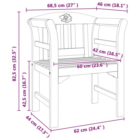 ŁAWKA WYKOŃCZENIE NA BAZIE NATURALNEGO OLEJU LITE DREWNO AKACJI