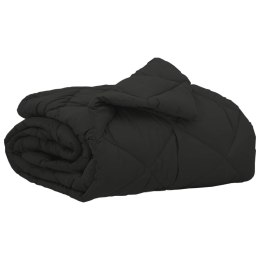 LETNI KOŁDRA CZARNY 200X155CM MIKROFIBRA