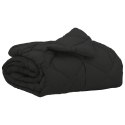 LETNI KOŁDRA CZARNY 220X155CM MIKROFIBRA
