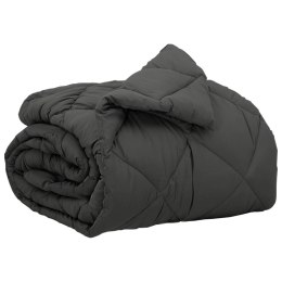 KOŁDRA NA CAŁY ROK ANTRACYT 220X155CM MIKROFIBRA