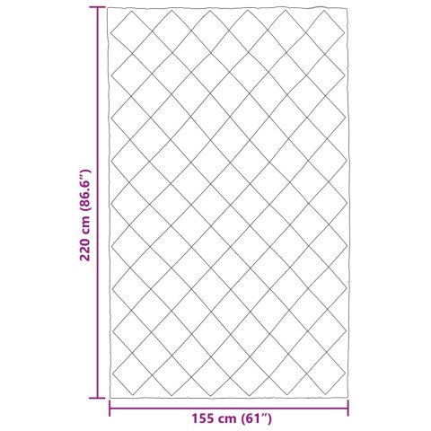 KOŁDRA NA CAŁY ROK ANTRACYT I TAUPE 220X155CM MIKROFIBRA