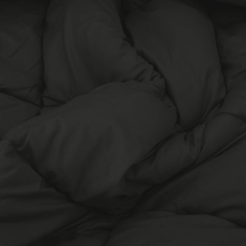 KOŁDRA NA CAŁY ROK CZARNY I ANTRACYT 200X200CM MIKROFIBRA