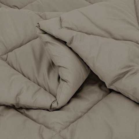 LETNI KOŁDRA JASNOSZARY 240X200CM MIKROFIBRA