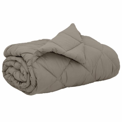 KOŁDRA NA CAŁY ROK JASNOSZARY 200X200CM MIKROFIBRA