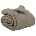 ZIMOWA KOŁDRA JASNOSZARY 200X200CM MIKROFIBRA