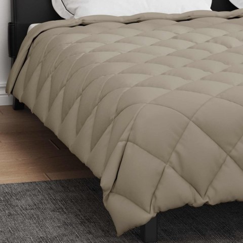 ZIMOWA KOŁDRA JASNOSZARY 200X200CM MIKROFIBRA