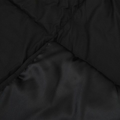 KOŁDRA NA CAŁY ROK CZARNY 200X135CM SATYNA I MIKROFIBRA