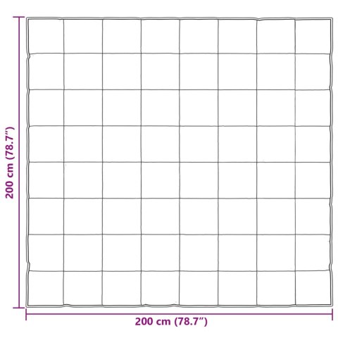 KOŁDRA NA CAŁY ROK ZŁOTY 200X200CM SATYNA I MIKROFIBRA