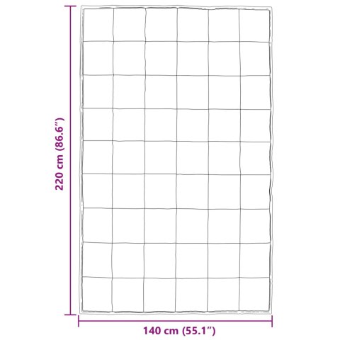 KOŁDRA NA CAŁY ROK ZŁOTY 220X140CM SATYNA I MIKROFIBRA
