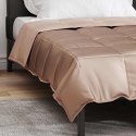 KOŁDRA NA CAŁY ROK ZŁOTY 220X155CM SATYNA I MIKROFIBRA