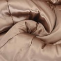 KOŁDRA NA CAŁY ROK ZŁOTY 220X155CM SATYNA I MIKROFIBRA