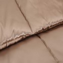 KOŁDRA NA CAŁY ROK ZŁOTY 220X155CM SATYNA I MIKROFIBRA