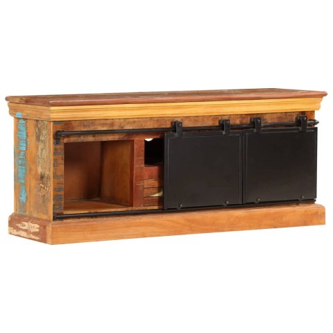 SZAFKA POD TV 110X30X45CM LITE DREWNO ODZYSKANE