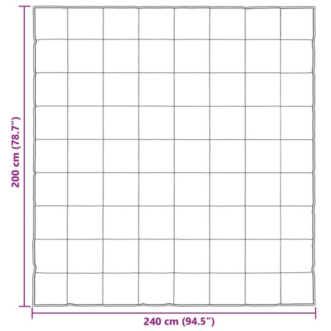 KOŁDRA NA CAŁY ROK SREBRNY 240X200CM SATYNA I MIKROFIBRA