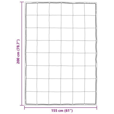 ZIMOWA KOŁDRA SREBRNY 200X155CM SATYNA I MIKROFIBRA