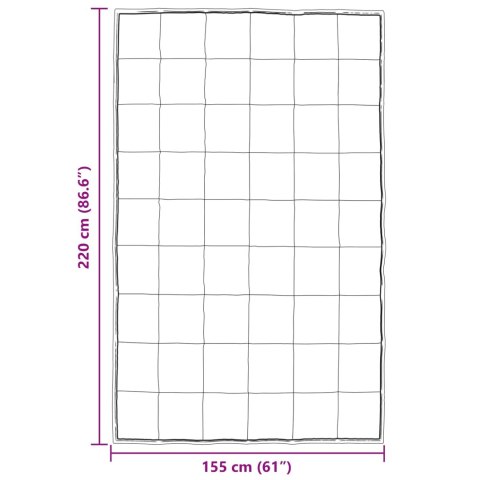 ZIMOWA KOŁDRA SREBRNY 220X155CM SATYNA I MIKROFIBRA