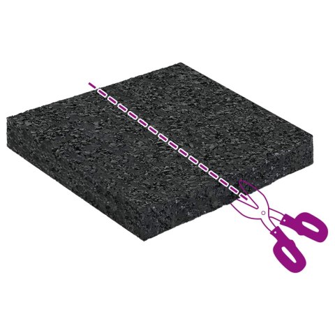 PODKŁADKA GUMOWA CZARNY GUMA