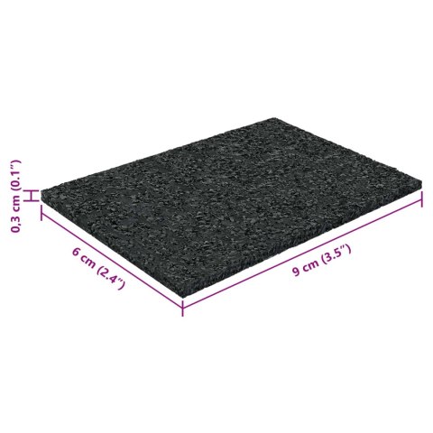 PODKŁADKA GUMOWA CZARNY GUMA