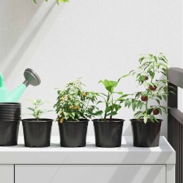 DONICZKA KWIATOWA 100 SZT. CZARNA Ø 15X12.5CM