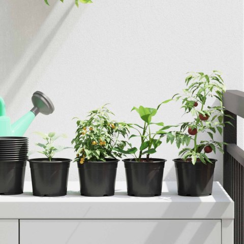 DONICZKA KWIATOWA 100 SZT. CZARNA Ø 15X12.5CM