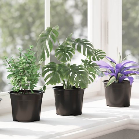 DONICZKA KWIATOWA 100 SZT. CZARNA Ø 15X12.5CM