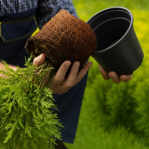 DONICZKA KWIATOWA 100 SZT. CZARNA Ø 15X12.5CM