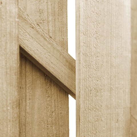 FURTKA Z ŁUKIEM IMPREGNOWANE DREWNO SOSNOWE 100X100CM