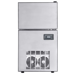 PRODUCENT KOSTEK LODU SREBRNY 43X40X71CM STAL NIERDZEWNA