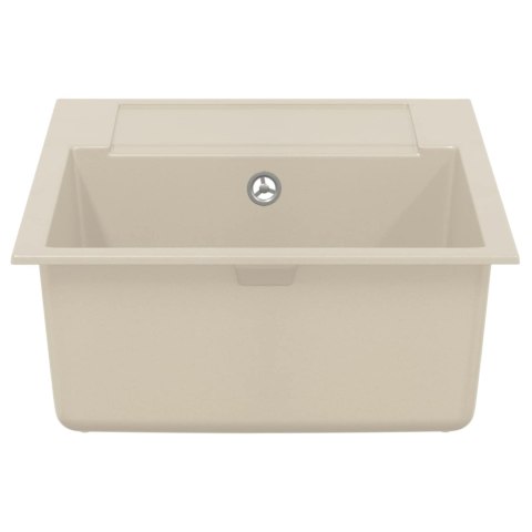 ZLEW BEŻOWY 780X500MM 80% KWARC I 20% ŻYWICA