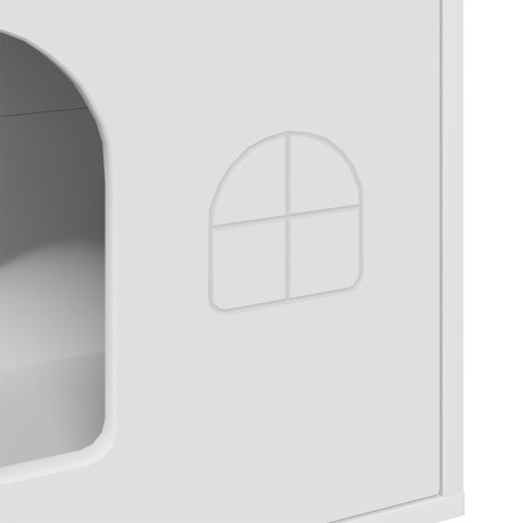 KOTY DOM BIAŁY 51X30X52CM