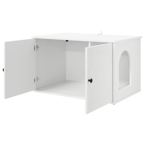 KOTY DOM BIAŁY 85X55X50,5CM