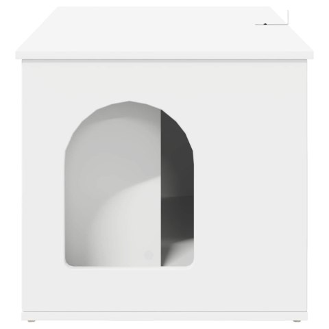 KOTY DOM BIAŁY 85X55X50,5CM