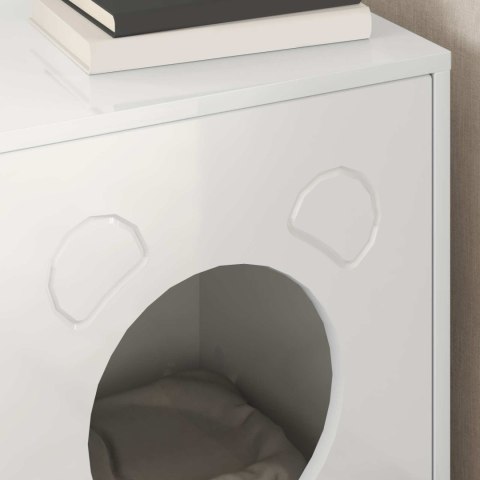 KOTY DOM BŁYSZCZĄCA BIEL 42,5X40X53CM