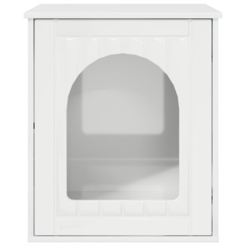 KOTY DOM BŁYSZCZĄCA BIEL 53X52X62CM