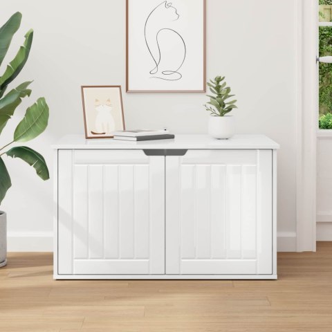 KOTY DOM BŁYSZCZĄCA BIEL 85X55X53,5CM