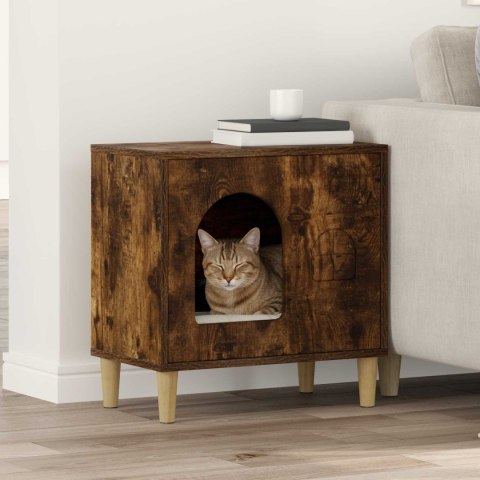 KOTY DOM DĄB WĘDZONY 51X30X52CM