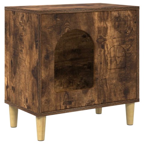 KOTY DOM DĄB WĘDZONY 51X30X52CM