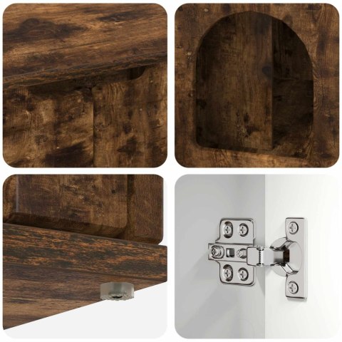 KOTY DOM DĄB WĘDZONY 85X55X53,5CM