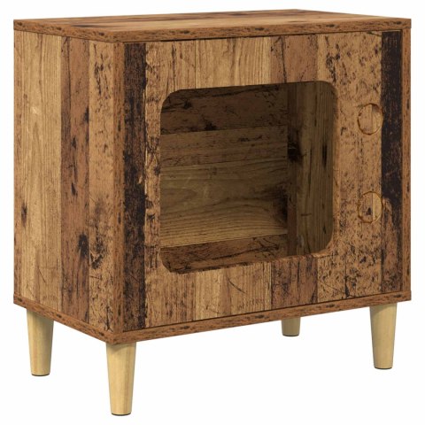 KOTY DOM STARE DREWNO 51X30X52CM